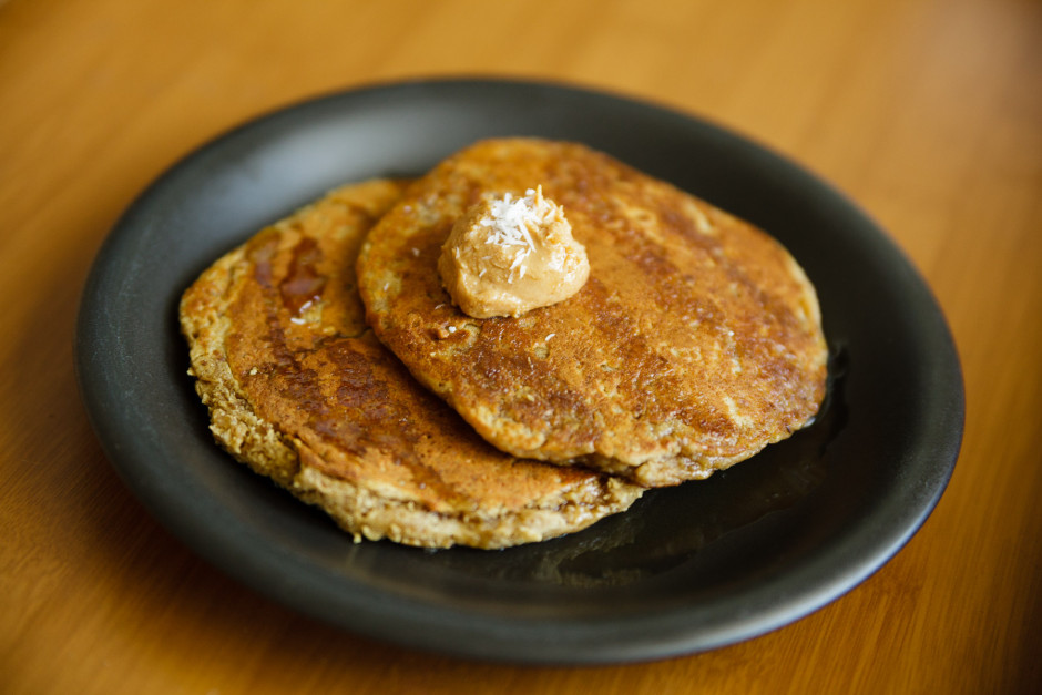 Vegan Gluten Free Peanut Butter Pancakes Healthful Model