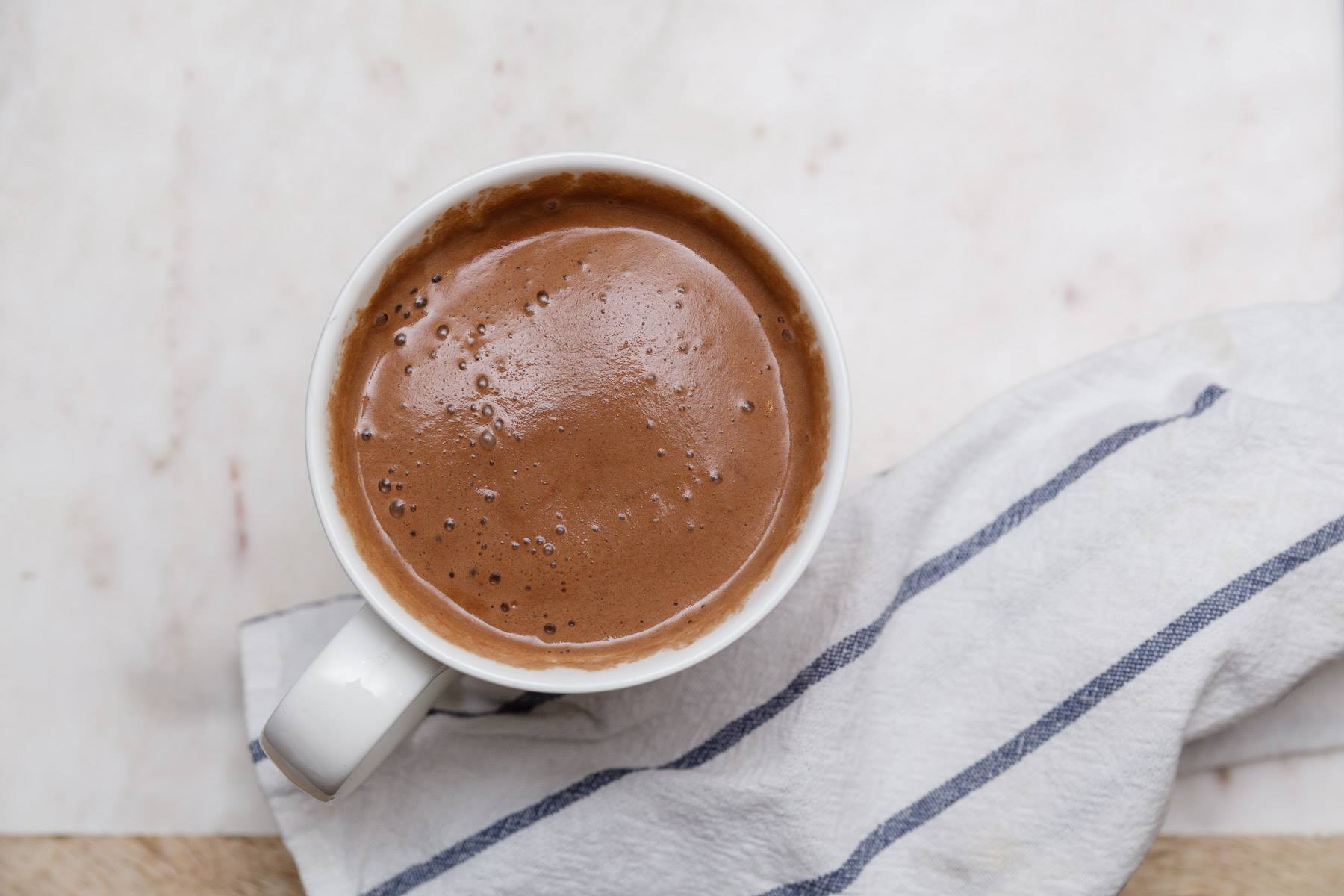 Dairy Free Hot Chocolate by The Healthful Model