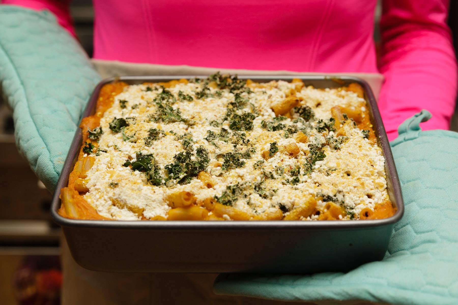 Creamy Vegan Pumpkin Mac 'N' Cheese