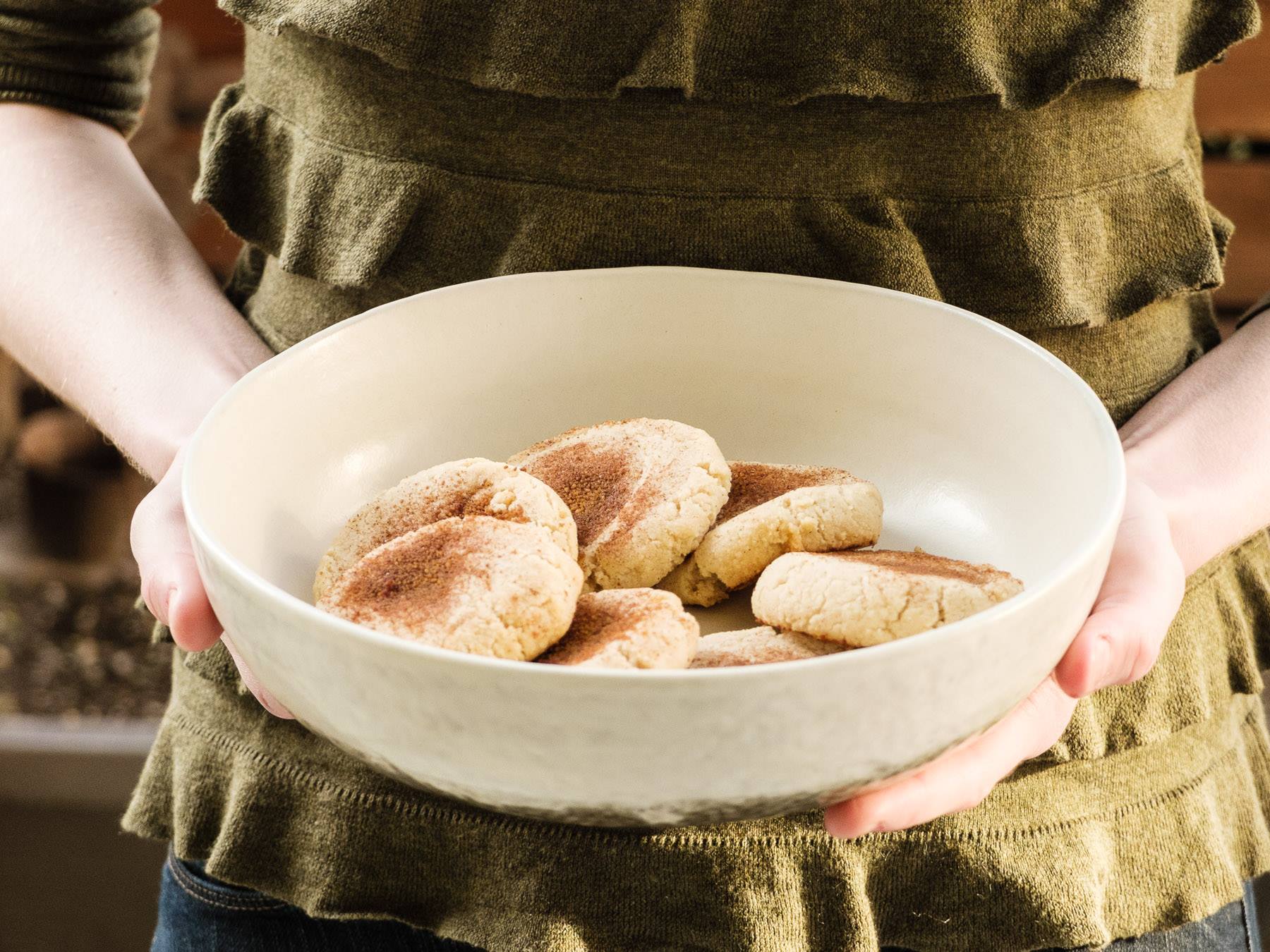 Almond Flour Snickerdoodles