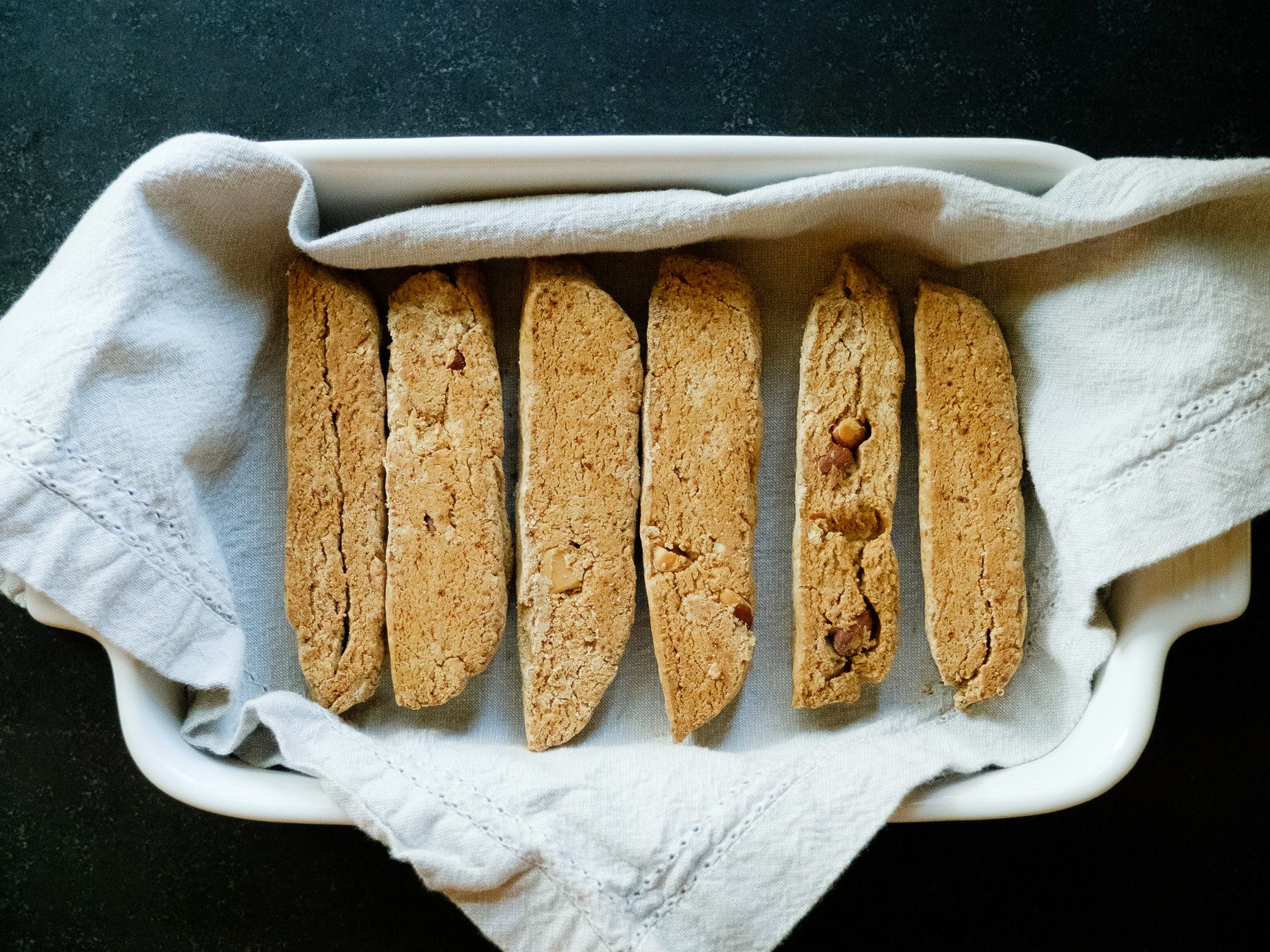 Vegan + Gluten Free Almond Biscotti