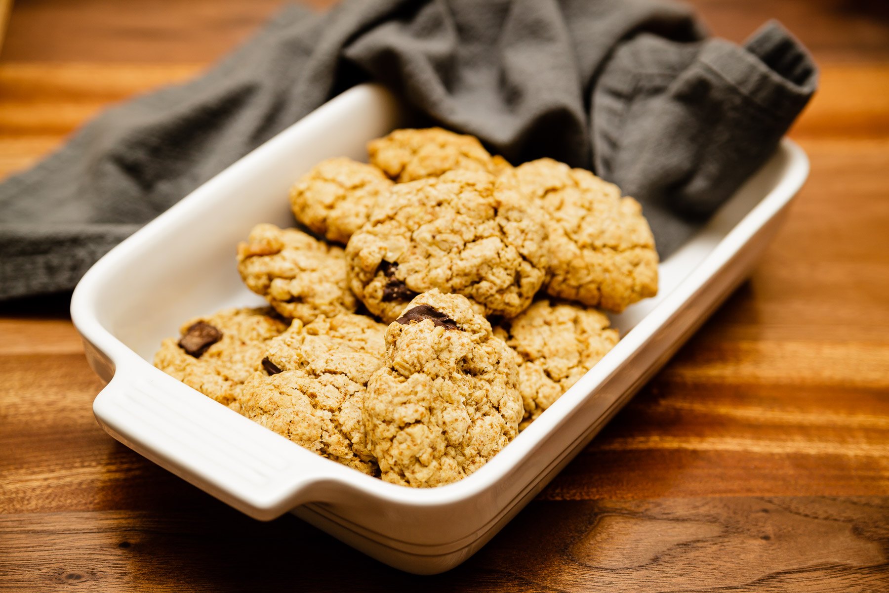 Oatmeal Walnut Chocolate Chip Cookies Hannah Larson